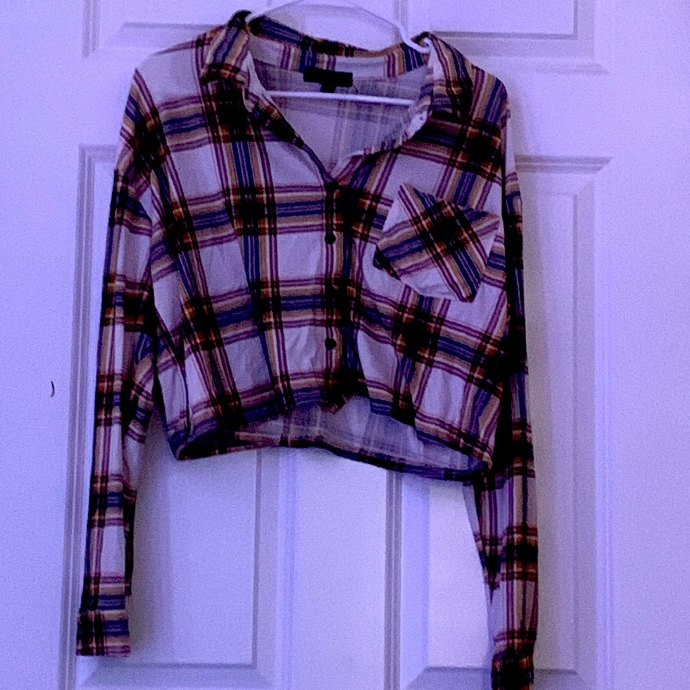 Long sleeve crop top